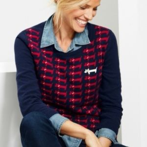 Talbots Scottie Dog Sweater 